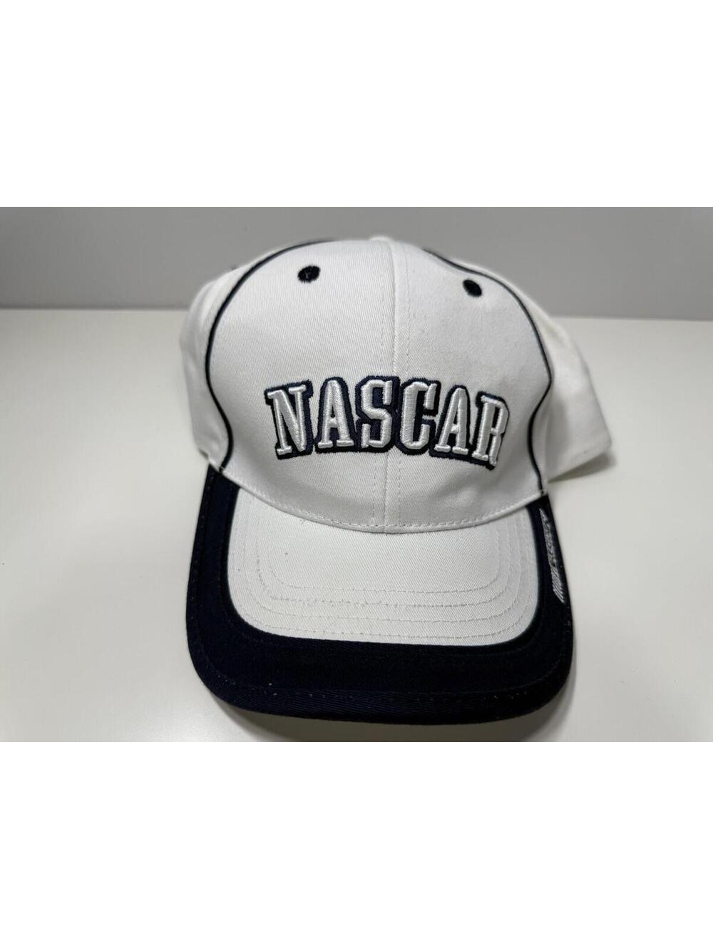 NASCAR Hat White And Blue